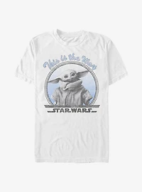 Star Wars The Mandalorian Child Round Way T-Shirt