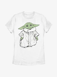 Star Wars The Mandalorian Child Limit Color Womens T-Shirt