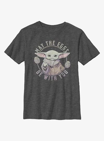 Star Wars The Mandalorian Child May Eggs Youth T-Shirt