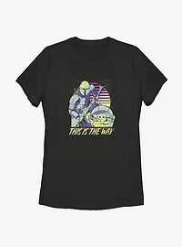 Star Wars The Mandalorian Child Vapor Mando Womens T-Shirt