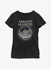 Star Wars The Mandalorian Child Magic Chrome Youth Girls T-Shirt