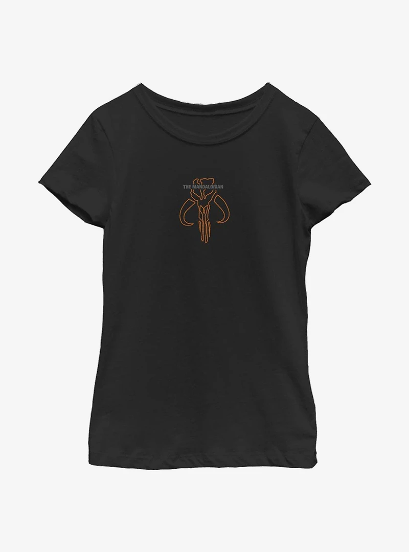 Star Wars The Mandalorian Sigil Youth Girls T-Shirt