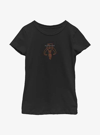 Star Wars The Mandalorian Sigil Youth Girls T-Shirt