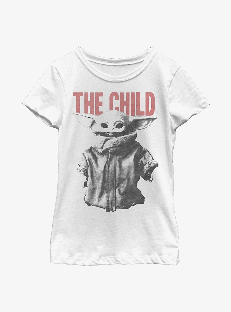 Star Wars The Mandalorian Child Large Letters Youth Girls T-Shirt