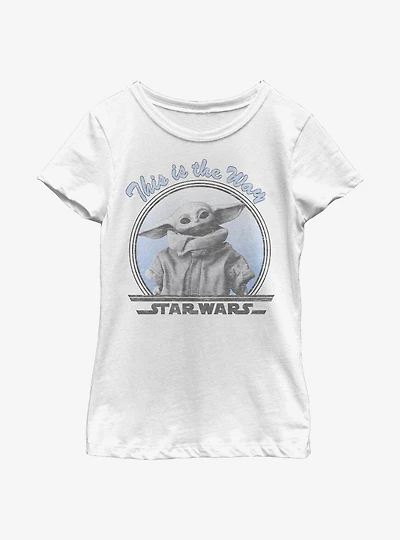 Star Wars The Mandalorian Child Round Way Youth Girls T-Shirt