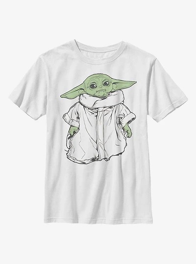 Star Wars The Mandalorian Child Limit Color Youth T-Shirt