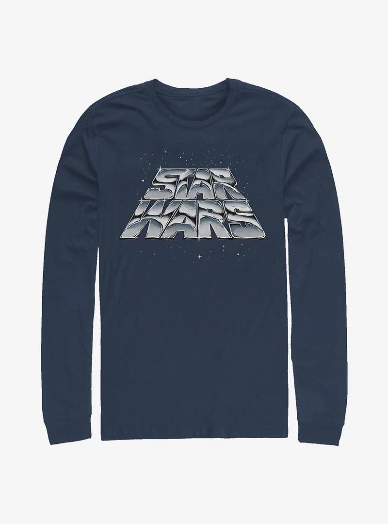Star Wars Chrome Slant Long-Sleeve T-Shirt