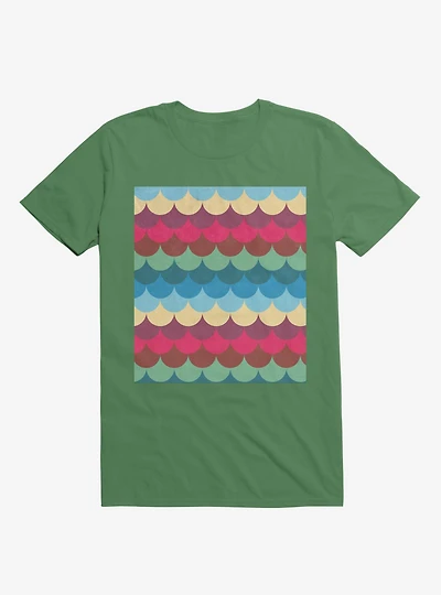 Colorful Mermaid Pattern T-Shirt