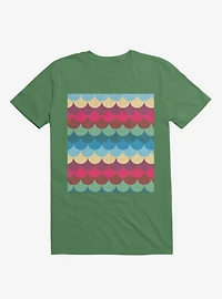 Colorful Mermaid Pattern T-Shirt