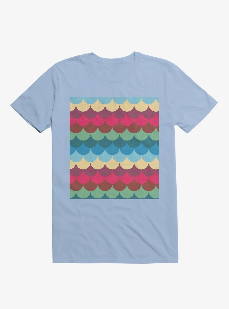 Colorful Mermaid Pattern T-Shirt