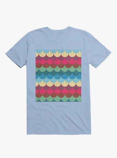 Colorful Mermaid Pattern T-Shirt