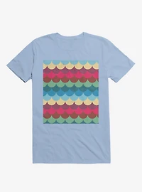 Colorful Mermaid Pattern T-Shirt
