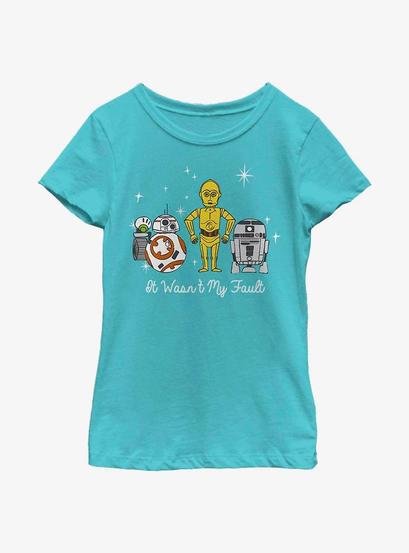 Star Wars It Wasn't My Fault Droids Youth Girls T-Shirt