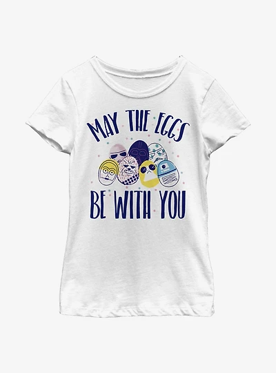 Star Wars: The Last Jedi Eggs Be With You Youth Girls T-Shirt