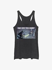 Star Wars Give You A Hand Womens Tank Top