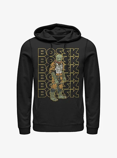 Star Wars Retro Multiple Bossk Hoodie