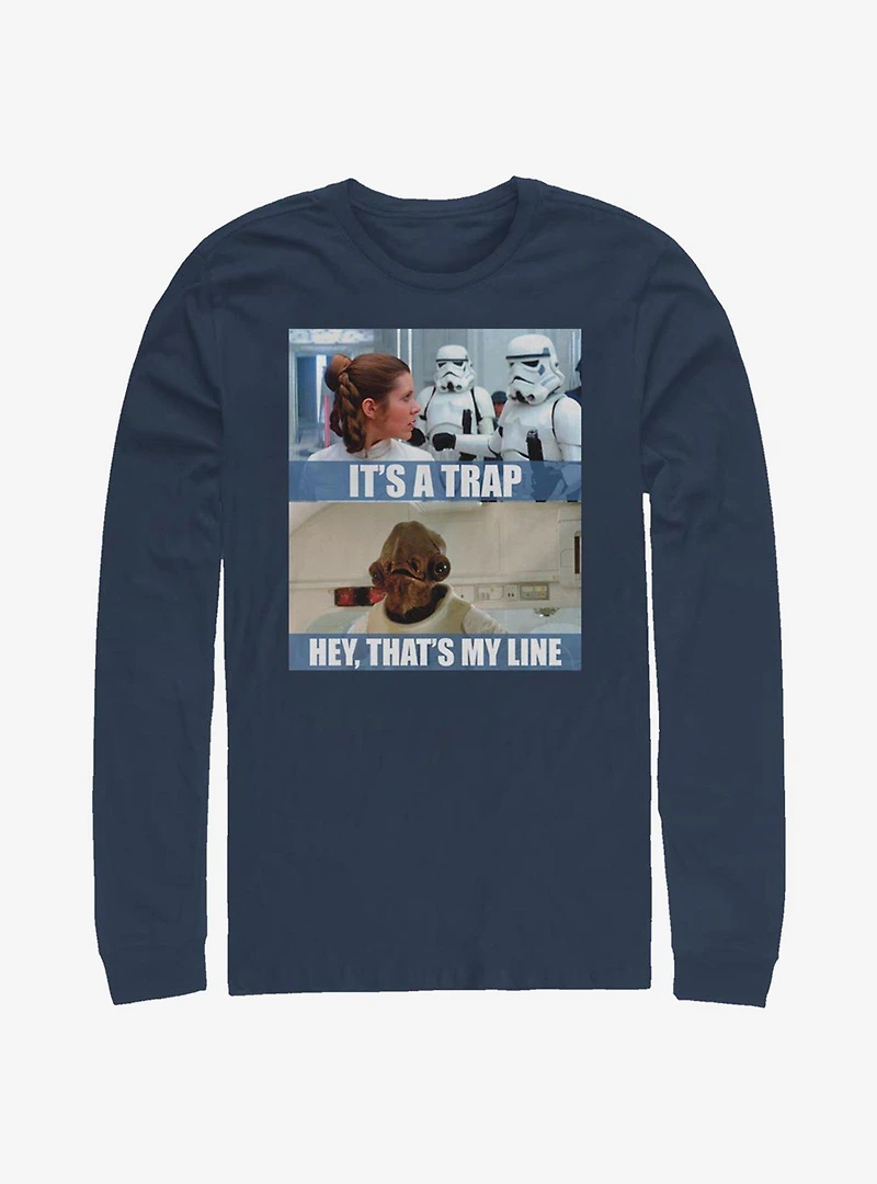 Star Wars It's A Trap Line Long-Sleeve T-Shirt
