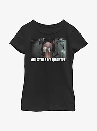 Star Wars You Stole My Quarter! Youth Girls T-Shirt