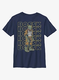 Star Wars Retro Multiple Bossk Youth T-Shirt