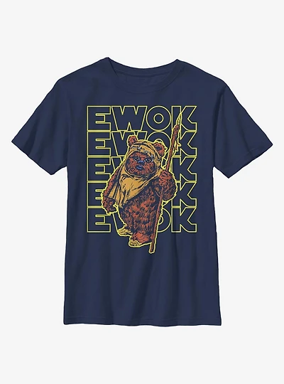 Star Wars Retro Multiple Ewok Youth T-Shirt