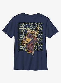 Star Wars Retro Multiple Ewok Youth T-Shirt