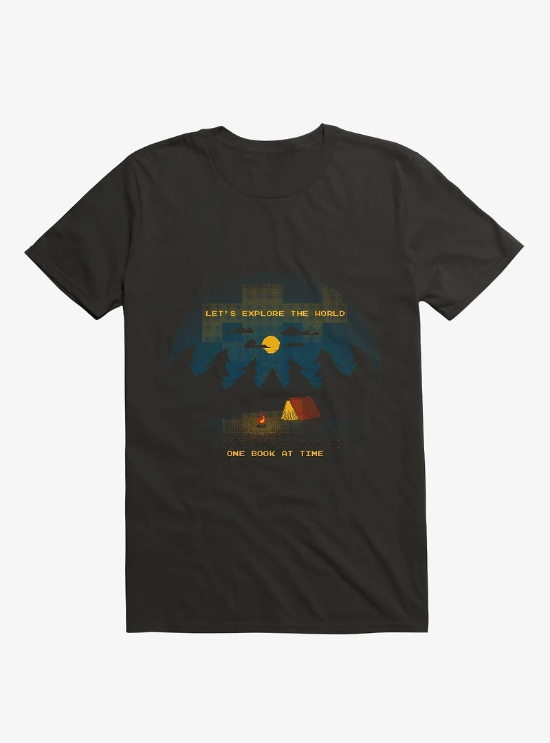 Let's Explore the World One Book At A Time T-Shirt
