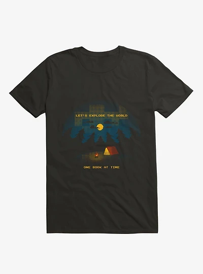 Let's Explore the World One Book At A Time T-Shirt