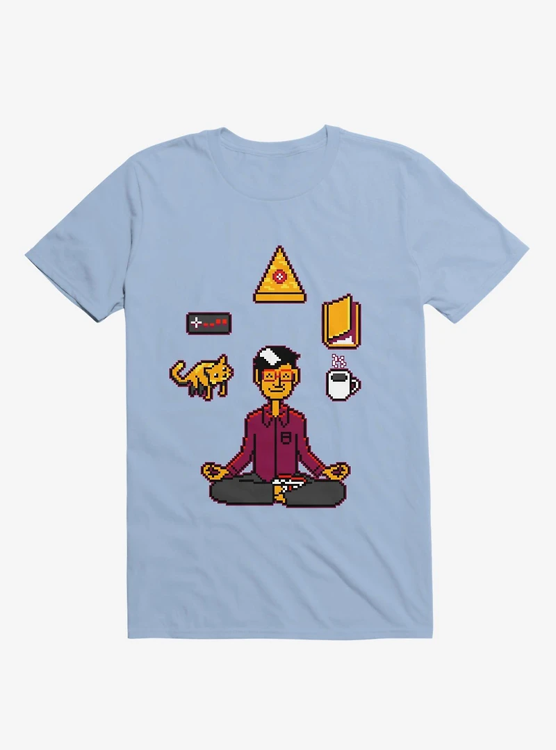 Meditation Games Coffee and Books T-Shirt