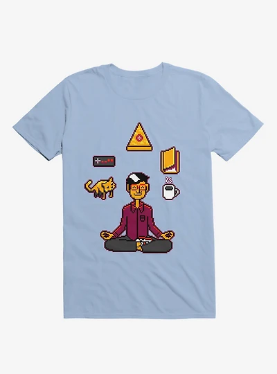 Meditation Games Coffee and Books T-Shirt