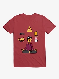 Meditation Games Coffee and Books T-Shirt
