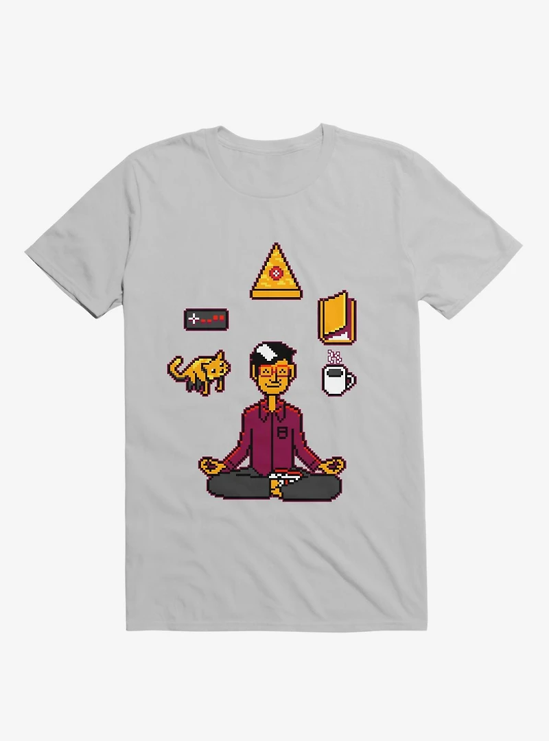 Meditation Games Coffee and Books T-Shirt