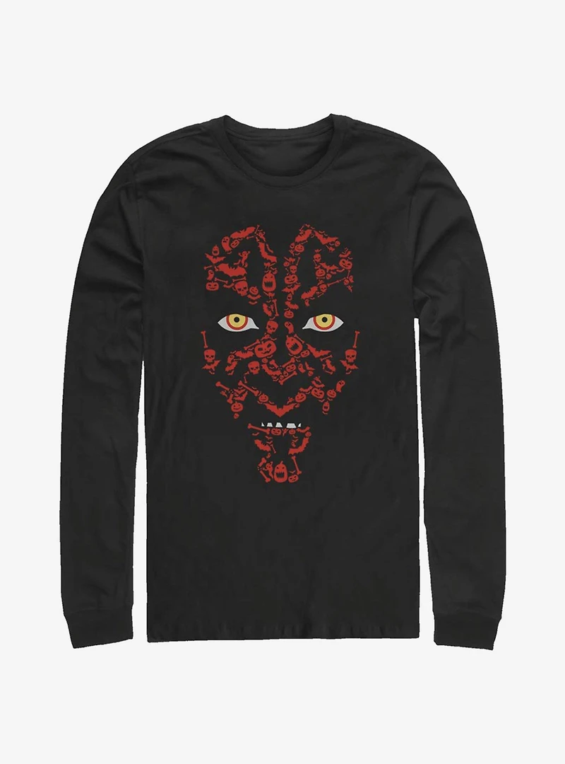 Star Wars Darth Maul Halloween Long-Sleeve T-Shirt