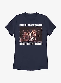 Star Wars Wookie Radio Womens T-Shirt