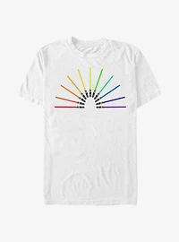 Star Wars Light Sabor Rainbow T-Shirt
