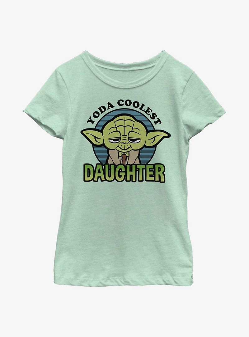 Star Wars Yoda Coolest Daughter Youth Girls T-Shirt