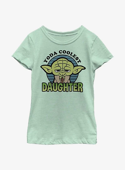 Star Wars Yoda Coolest Daughter Youth Girls T-Shirt