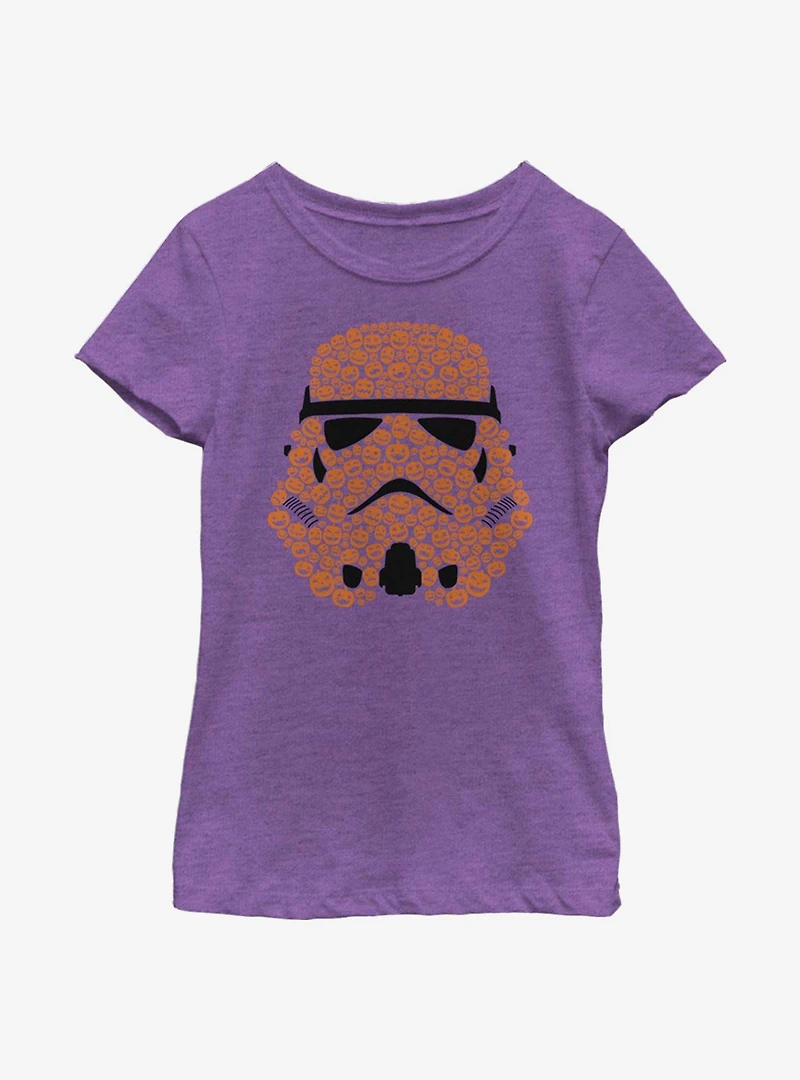 Star Wars Stormtroopers Jackolanterns Youth Girls T-Shirt