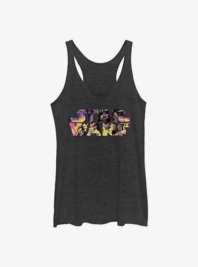 Star Wars Logo Poster Colors Tank Top