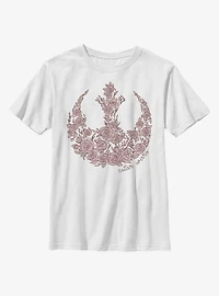 Star Wars Rose Rebel Youth T-Shirt