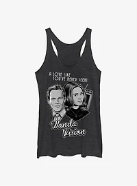 Marvel WandaVision Monochrome Wanda Womens Tank Top