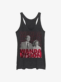 Marvel WandaVision Repeating Text Womens Tank Top