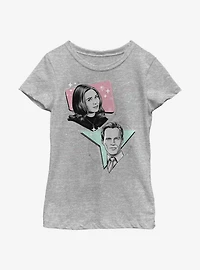 Marvel WandaVision Pastel 50s Retro Youth Girls T-Shirt