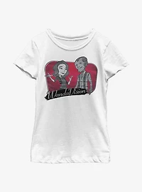 Marvel WandaVision Scarlet TV Youth Girls T-Shirt