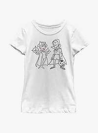 Marvel WandaVision Simple Ink Youth Girls T-Shirt