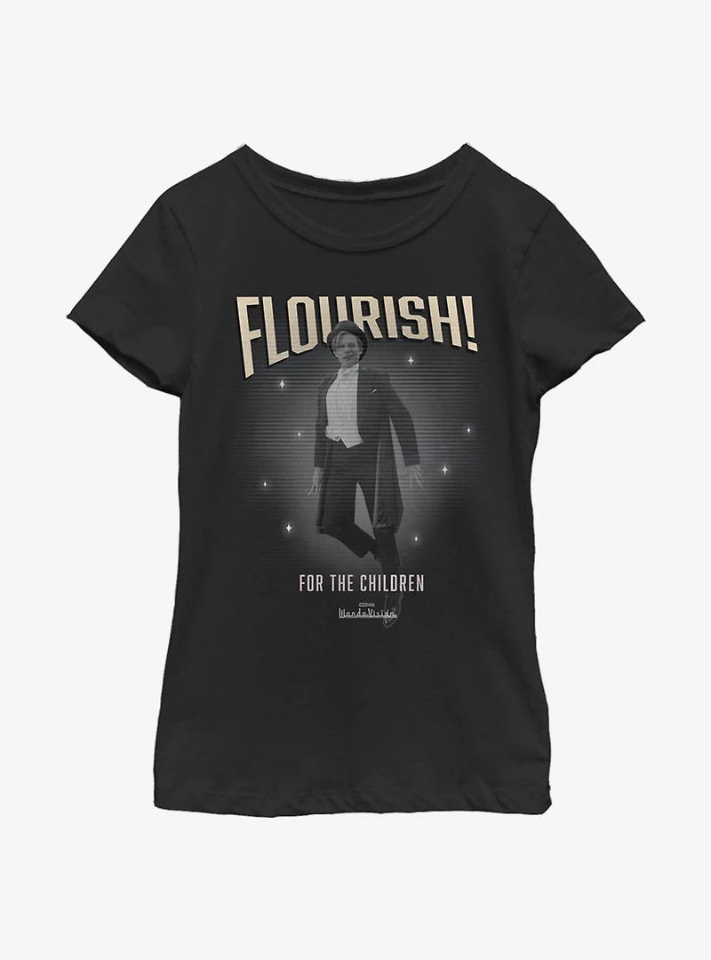 Marvel WandaVision Flourish Vision Youth Girls T-Shirt