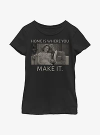 Marvel WandaVision Home Couple Youth Girls T-Shirt