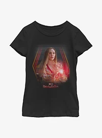 Marvel WandaVision Wanda's Powers Youth Girls T-Shirt