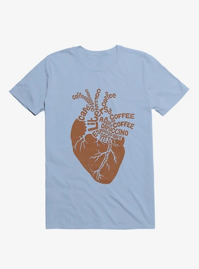 Coffee Lover Heart T-Shirt