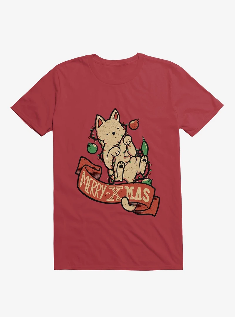 Merry Xmas Cat T-Shirt
