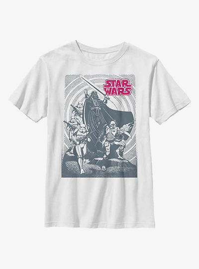 Star Wars Vader On Top Youth T-Shirt